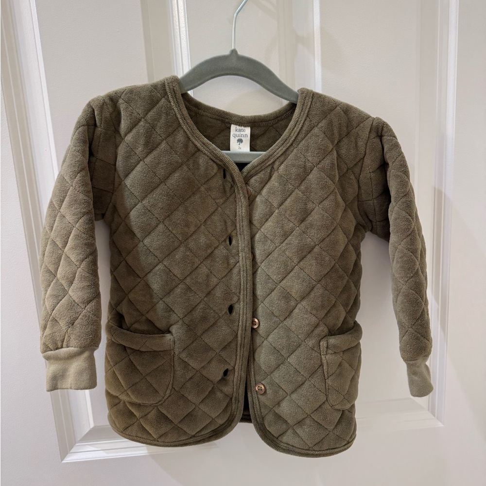 Kate Quinn Quilted Jacket in Olive